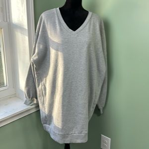 NWOT Zenana gray sweatshirt 2X